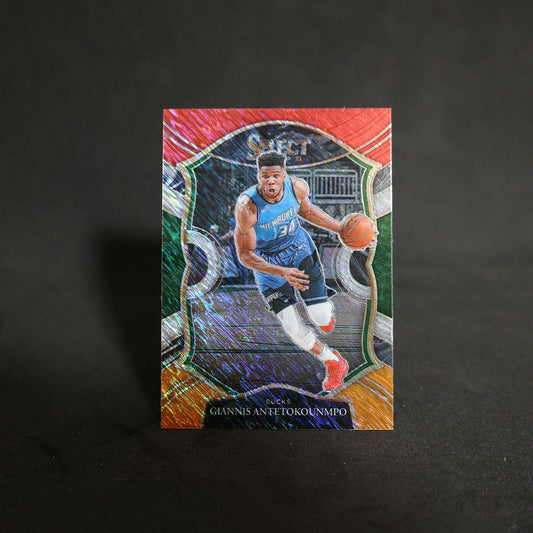 2020-21 Giannis Antetokounmpo Select - Concourse Tri Color Prizm