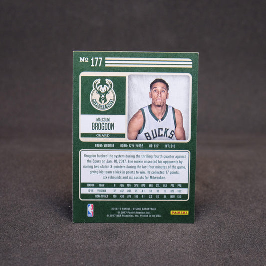 2016-17 Malcolm Brogdon - Studio Rookie Card