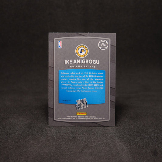 2017-18 Ike Anigbogu Donruss Optic Rated Rookie Lot - 2 Cards