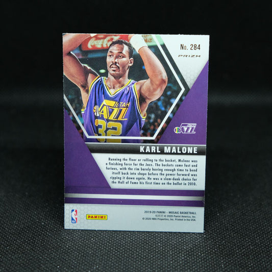2019-20 Mosaic Karl Malone Hall of Fame Green Prizm