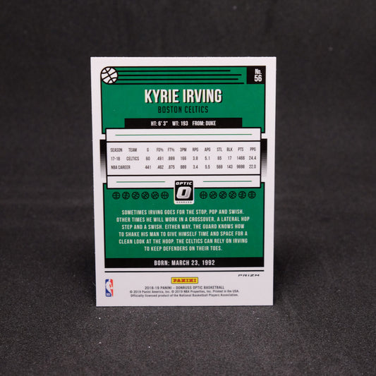 Kyrie Irving 2018-19 Donruss Optic Holo Prizm