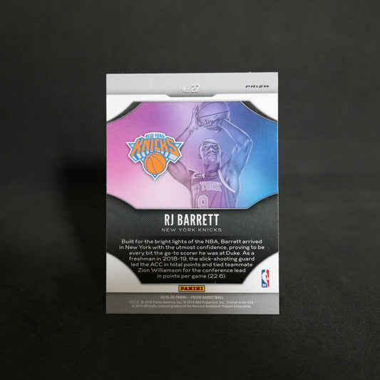 2019-20 Panini Prizm RJ Barrett Fireworks Fast Break Prizm Rookie Card