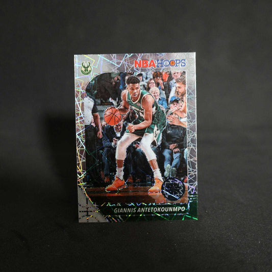 2019-20 Giannis Antetokounmpo Hoops Premium #102 Velocity Prizm