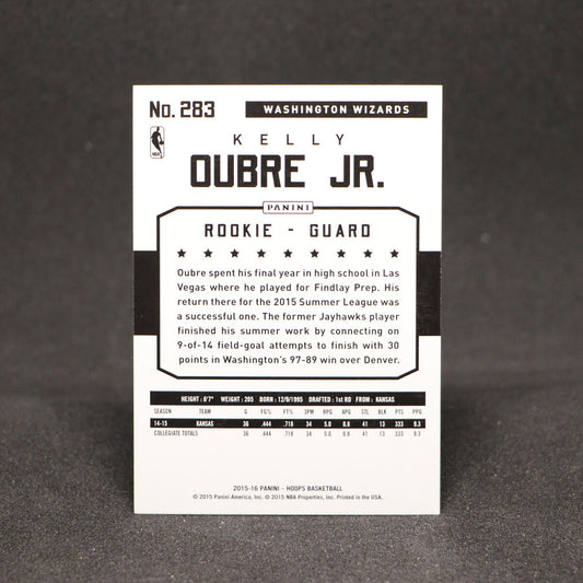 2015-16 Kelly Oubre Jr. - NBA Hoops #283 Rookie Card