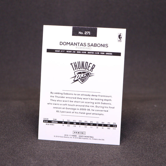 2016-17 Domantas Sabonis - Hoops Rookie Card