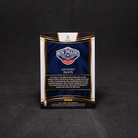 2018-19 Anthony Davis Select #33 Light Blue Prizm /299