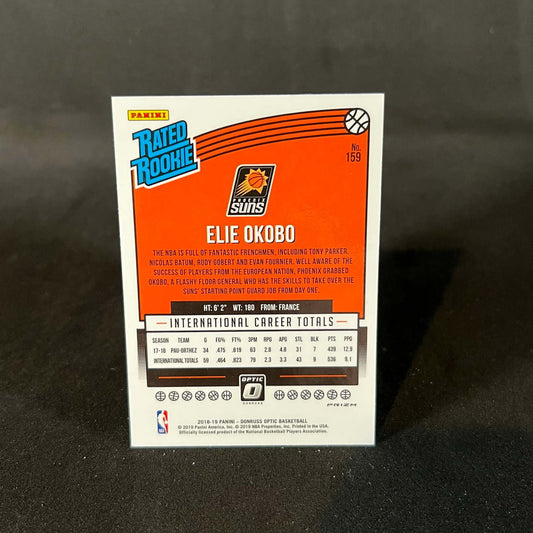 2018-19 Elie Okobo Donruss Optic Rated Rookie Silver Prizm RC