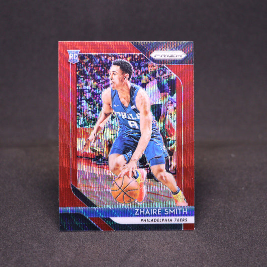 2018-19 Zhaire Smith - Prizm Ruby Wave Rookie Card #189