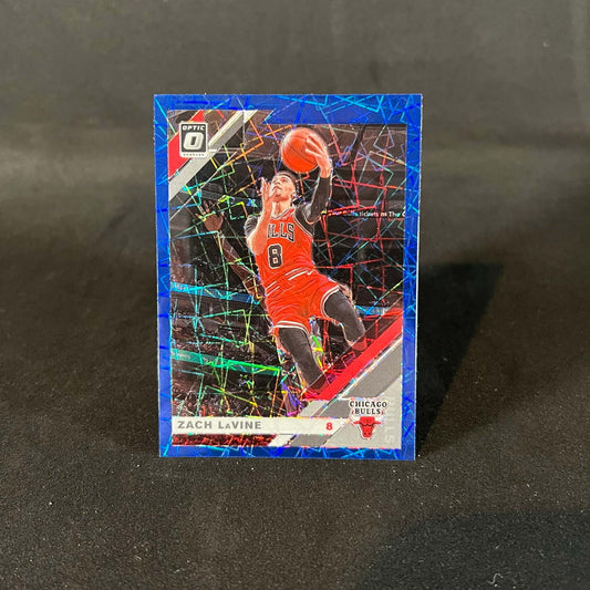 2019-20 Zach LaVine Panini Donruss Optic Blue Velocity Prizm