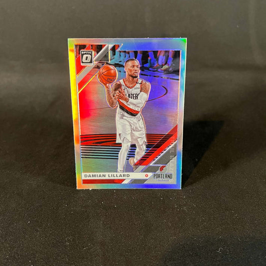 2019-20 Damian Lillard Panini Donruss Optic Silver Prizm