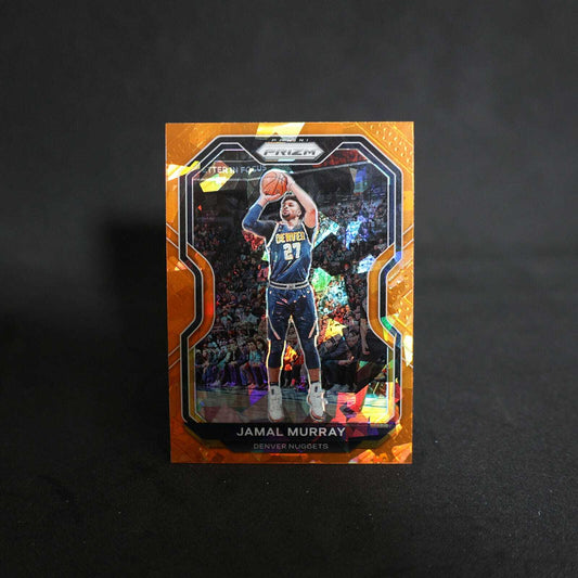 2020-21 Jamal Murray Prizm #124 Orange Cracked Ice Prizm