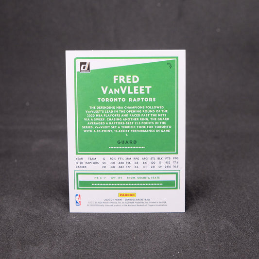 Fred VanVleet 2020-21 Donruss - Green Laser