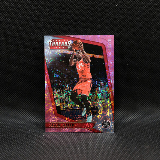 2018-19 Panini Threads Pascal Siakam #75 Pink Dazzle /75