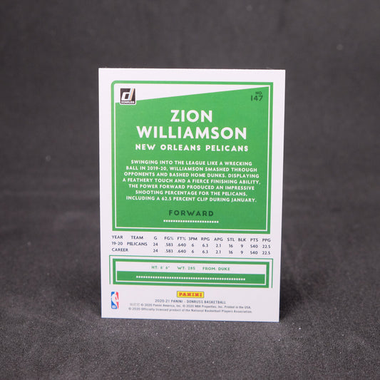 Zion Williamson 2020-21 Donruss #147