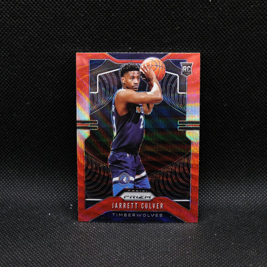 2019-20 Prizm Jarrett Culver #252 Red Wave Prizm Rookie Card