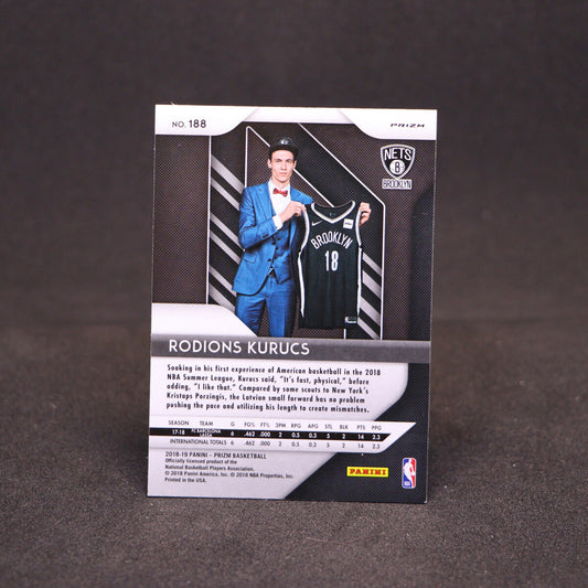 2018-19 Rodions Kurucs - Prizm #188 Hyper Prizm Rookie