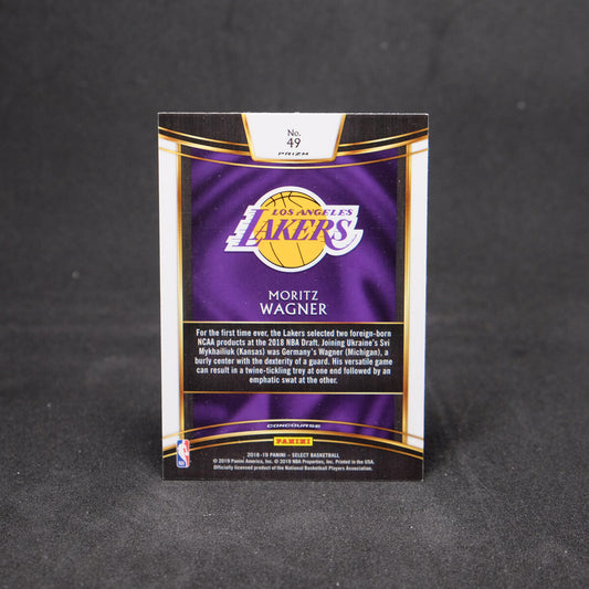 Moritz Wagner 2018-19 Select #49 Silver Prizm Rookie Card