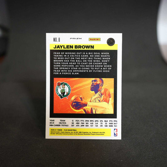 2020-21 Jaylen Brown Panini Flux Silver Prizm