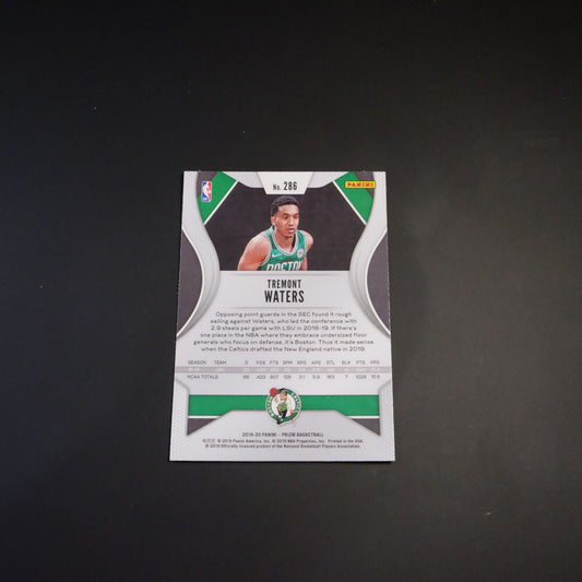 2019-20 Tremont Waters #286 Prizm Rookie Card
