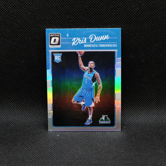 2016-17 Panini Donruss Optic Kris Dunn #155 Silver Holo Prizm Rookie Card