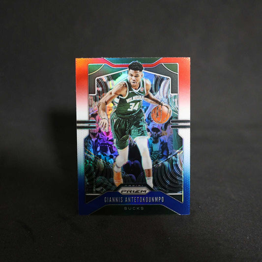 2019-20 Giannis Antetokounmpo Prizm - #152 Red White Blue Prizm