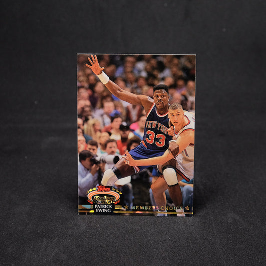 Patrick Ewing 1992-93 Topps Stadium Club #207 Members Choice
