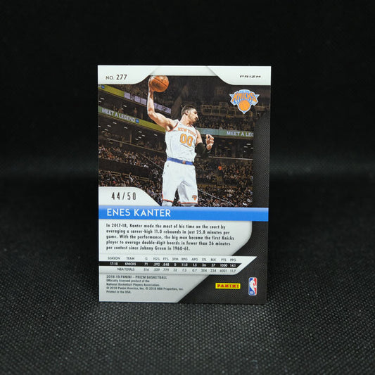 2018-19 Enes Kanter Prizm - Pink Fast Break Prizm /50