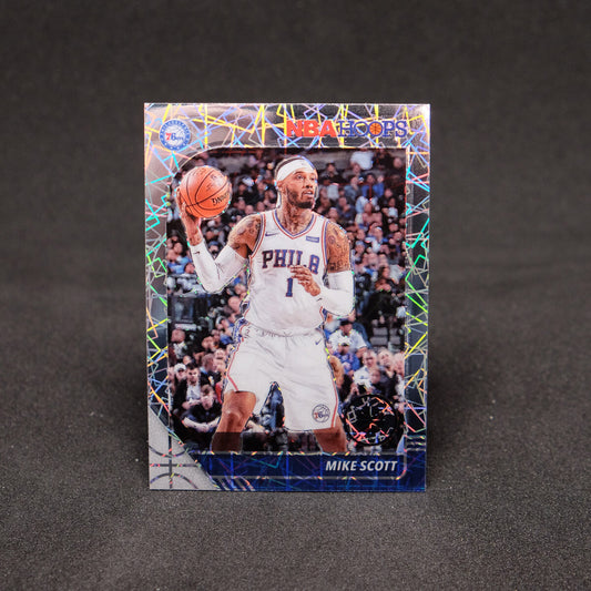 Mike Scott 2019-20 NBA Hoops Premium Stock Laser Prizm