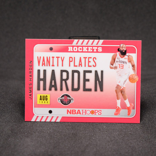 James Harden 2020-21 Hoops Vanity Plates