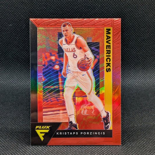 2020-21 Kristaps Porzingis Panini Flux Red Prizm
