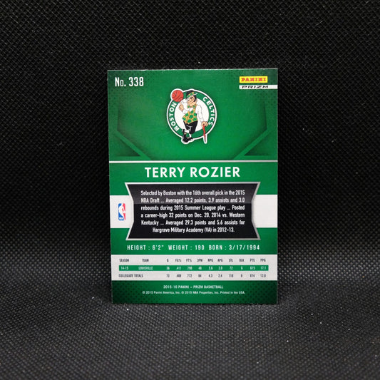 2015-16 Prizm Terry Rozier #338 Silver Prizm Rookie Card