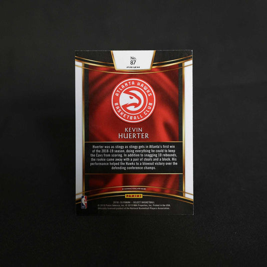 2018-19 Kevin Huerter Select Concourse Tri Colour Prizm Rookie Card