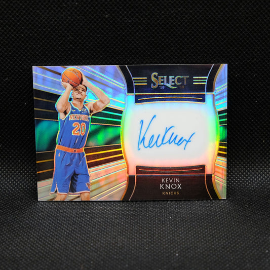 2018-19 Kevin Knox Select Rookie Signatures Silver Prizm /199