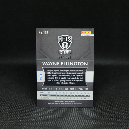 2015-16 Wayne Ellington Prizm - Ruby Wave Prizm /350