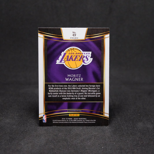 2018-19 Moritz Wagner Select #49 Silver Prizm Rookie Card