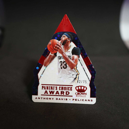 2018-19 Anthony Davis Panini Crown Royale Panini's Choice Award Red /75