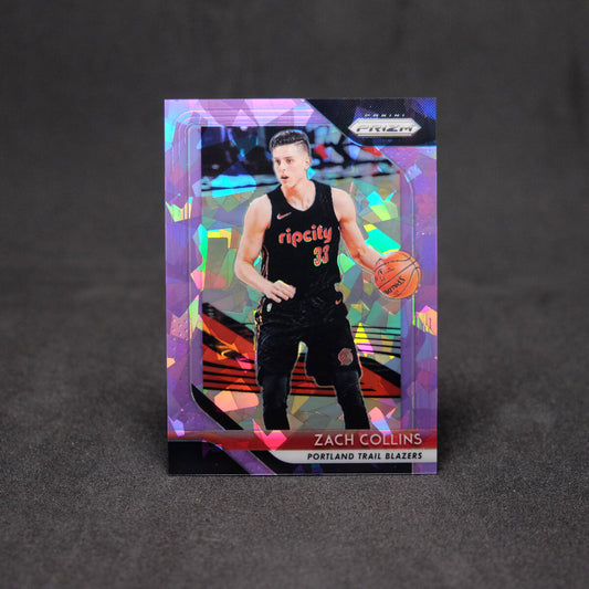 2018-19 Zach Collins Prizm - Purple Cracked Ice /149