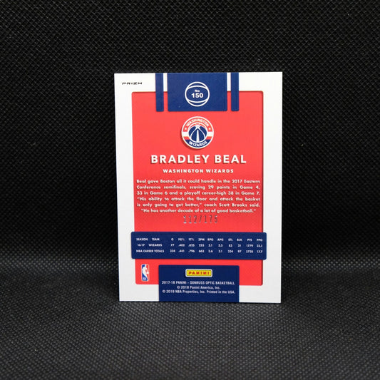 2017-18 Bradley Beal Panini Donruss Optic Green Prizm #193 /175