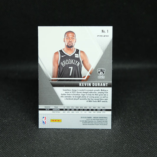 2019-20 Kevin Durant Mosaic Pink Camo