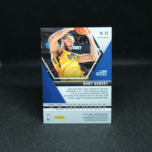 2019-20 Mosaic Rudy Gobert Pink Camo Prizm