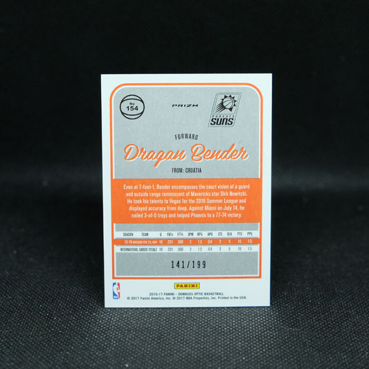 2016-17 Dragan Bender Donruss Optic Orange Prizm Rookie /199