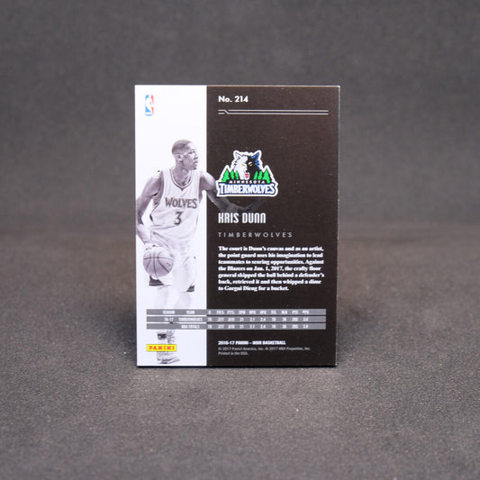 2016-17 Kris Dunn - Noir Rookie Card /79