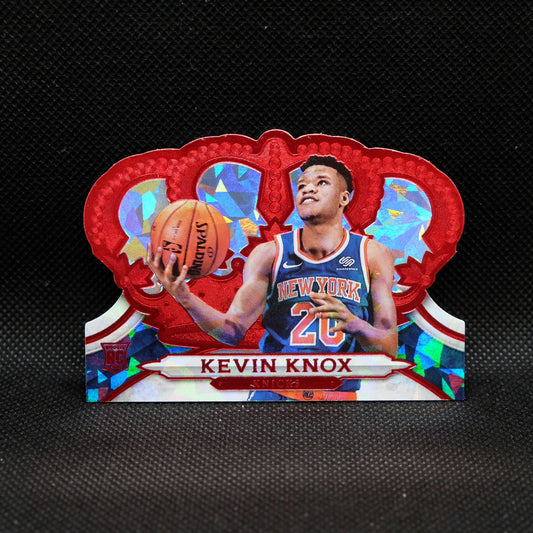 2018-19 Kevin Knox Crown Royale Red Cracked Ice Rookie Card /49
