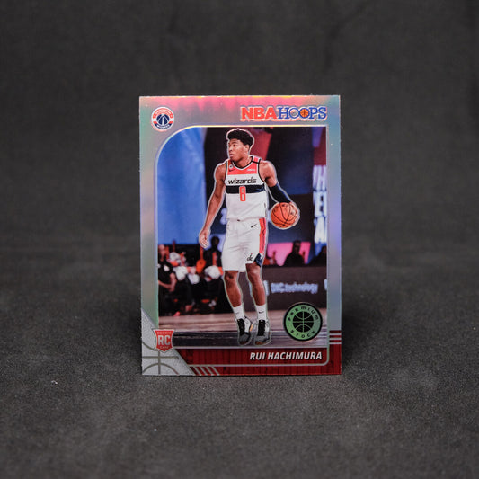 2019-20 Rui Hachimura Hoops Premium #206 Silver Prizm Rookie Card