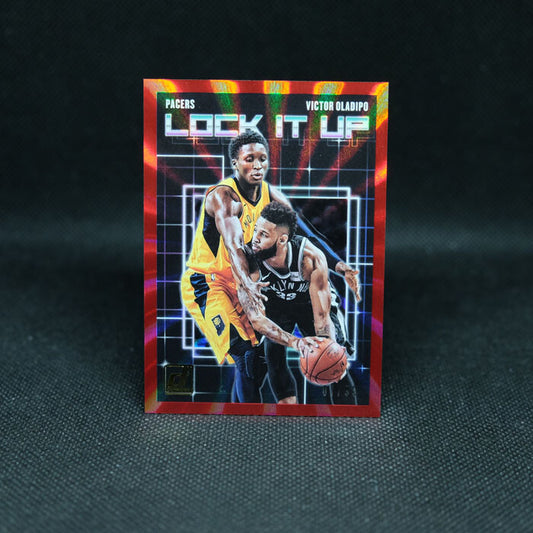 2018-19 Victor Oladipo Donruss Lock It Up Red Laser /99