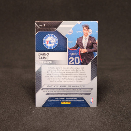 Dario Saric 2016-17 Prizm #2 Rookie Card
