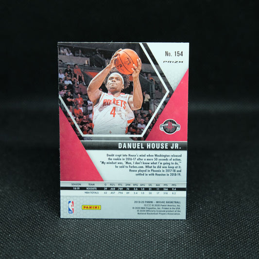 2019-20 Mosaic Danuel House Jr Silver Mosaic Prizm