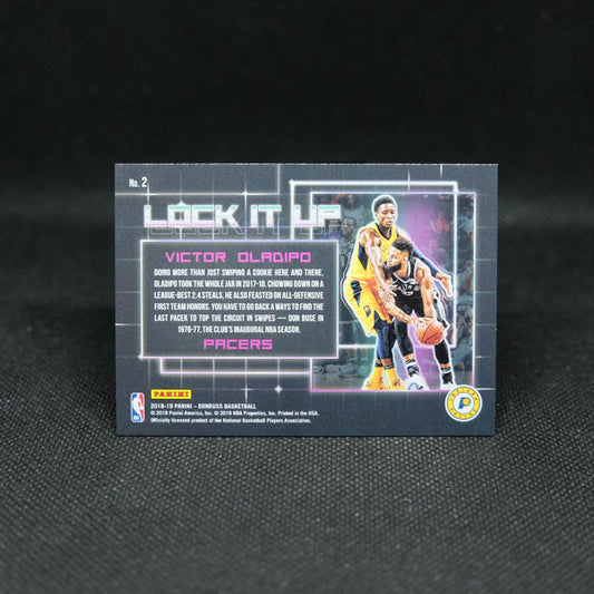 2018-19 Victor Oladipo Donruss Lock It Up Red Laser /99