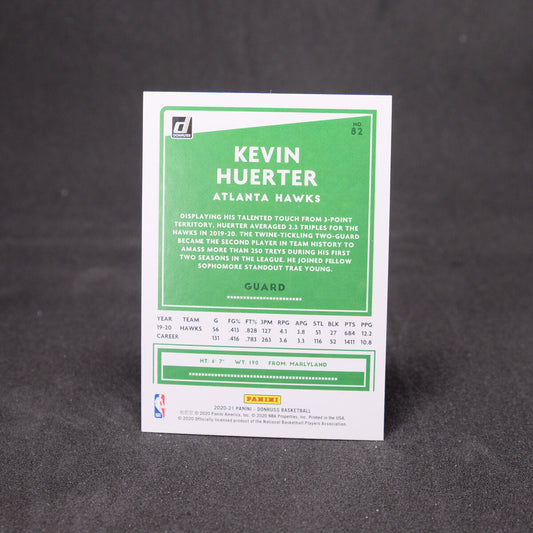 Kevin Huerter 2020-21 Donruss - Green Laser