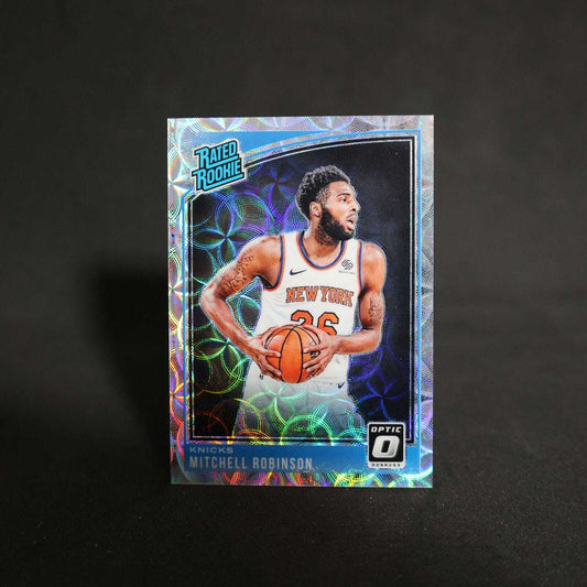2018-19 Mitchell Robinson Donruss Optic Rated Rookie Silver Scope Prizm /249